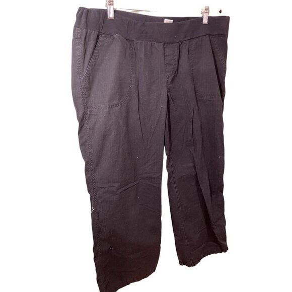 Oh Mamma! Maternity Black Pull On Pants Sz XL - Picture 3 of 12